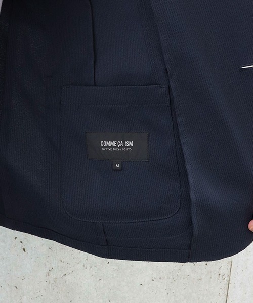 COMME CA ISM(コムサイズム)の「《ウォッシャブル》 コードレーン ジャケット(テーラードジャケット・メンズ・ブラック/ネイビー・SMALL/MEDIUM/LARGE/X-LARGE)」の11枚目の写真