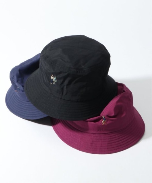ikka(イッカ)の「SUPPLEX NYLON HAT(ハット・メンズ・ブラック/ブルー系その他/パープル/ベージュ・FREE)」の2枚目の写真