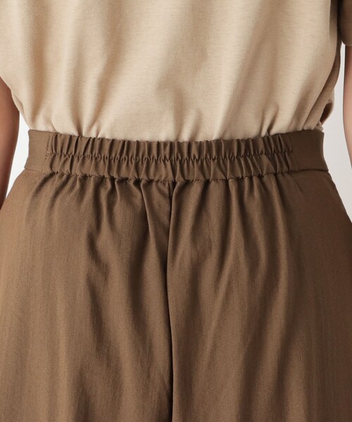 pink adobe（ピンクアドベ）の「◆【M-LL】クール サイドボタンガウチョパンツ（その他パンツ・レディース・ダークブラウン/ネイビー/カーキ・40/38/42）」の9枚目の写真