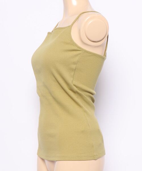 LOWRYS FARM(ローリーズファーム)の「カップツキクロスキャミ 946900(キャミソール・レディース・ブラック/パープル/オフホワイト/イエロー・FREE)」の5枚目の写真