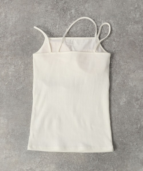 LOWRYS FARM(ローリーズファーム)の「カップツキクロスキャミ 946900(キャミソール・レディース・ブラック/パープル/オフホワイト/イエロー・FREE)」の13枚目の写真