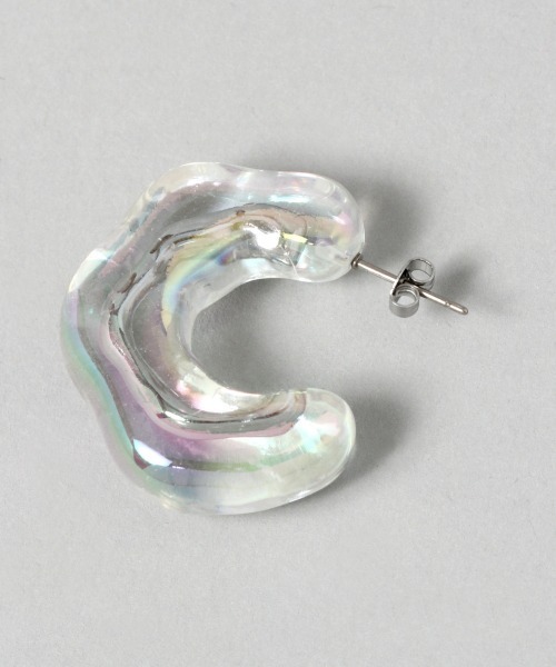 JEANASIS（ジーナシス）の「オーロラクリアピアス/947621（ピアス（両耳用）・レディース・シルバー系その他/ゴールド系その他・FREE）」の6枚目の写真