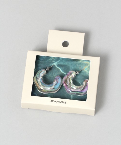 JEANASIS（ジーナシス）の「オーロラクリアピアス/947621（ピアス（両耳用）・レディース・シルバー系その他/ゴールド系その他・FREE）」の4枚目の写真
