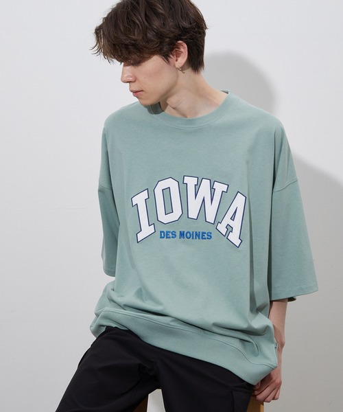 JUNRED(ジュンレッド)の「ワッペンカレッジルーズTEE(Tシャツ/カットソー・メンズ・ホワイト/グリーン・M/L)」の7枚目の写真