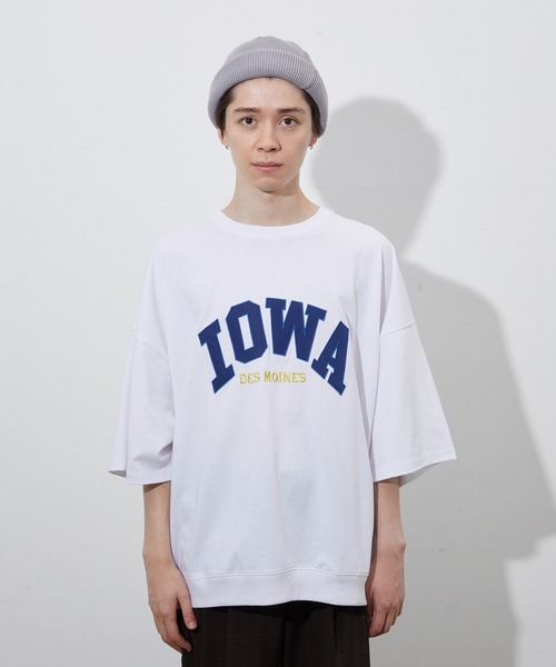 JUNRED(ジュンレッド)の「ワッペンカレッジルーズTEE(Tシャツ/カットソー・メンズ・ホワイト/グリーン・M/L)」の17枚目の写真
