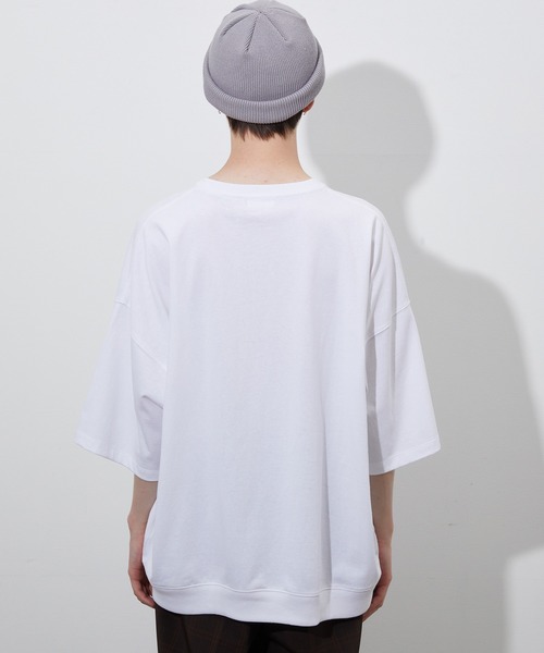 JUNRED(ジュンレッド)の「ワッペンカレッジルーズTEE(Tシャツ/カットソー・メンズ・ホワイト/グリーン・M/L)」の15枚目の写真
