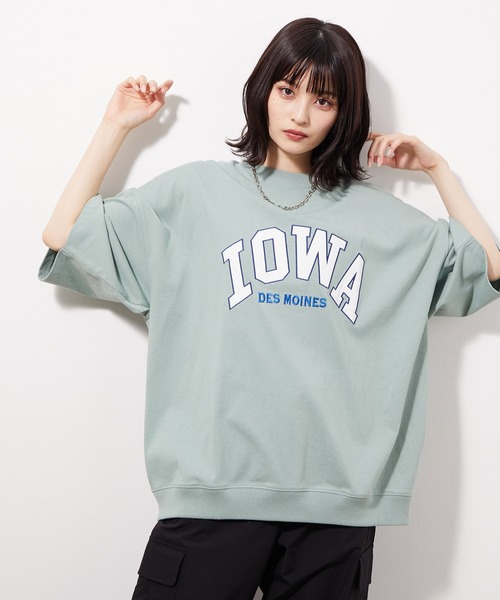 JUNRED(ジュンレッド)の「ワッペンカレッジルーズTEE(Tシャツ/カットソー・メンズ・ホワイト/グリーン・M/L)」の21枚目の写真