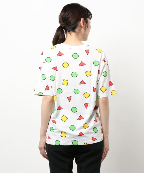 Honeys（ハニーズ）の「クレヨンしんちゃんＴ（Tシャツ/カットソー・レディース・オフホワイト/ミント・SS/L/M/S）」の4枚目の写真