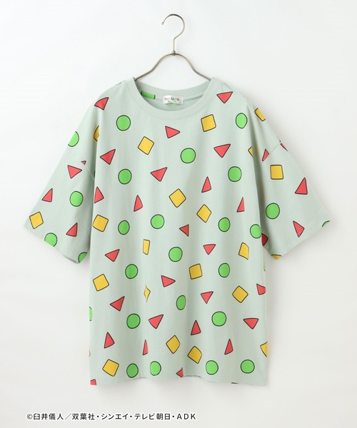 Honeys（ハニーズ）の「クレヨンしんちゃんＴ（Tシャツ/カットソー・レディース・オフホワイト/ミント・SS/L/M/S）」の15枚目の写真