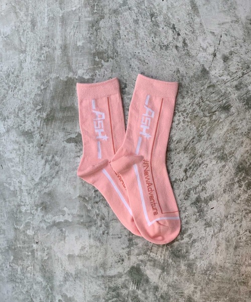 ASH（アッシュ）の「【SOCK6】ピンクソックス（ソックス/靴下・レディース・ピンク・ONE SIZE）」の2枚目の写真