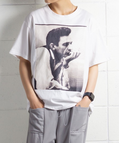 me+em select（ミームセレクト）の「フォトプリントオーバーサイズTシャツ（Tシャツ/カットソー・レディース・ブラウン/ホワイト・FREE）」の21枚目の写真