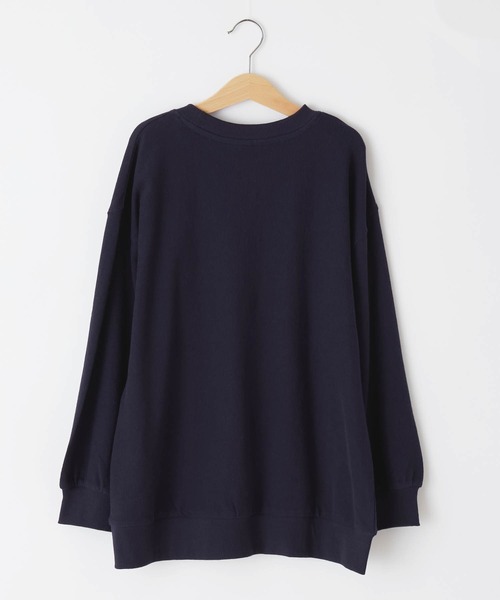 &yam(アンドヤム)の「デコボコ織カレッジバルーンスリーブロンT【親子お揃い/リンクコーデ】(Tシャツ/カットソー・キッズ・ブラック/ベージュ/ホワイト/ブルー・150-160cm/140-150cm/110-120cm/130-140cm/120-130cm)」の22枚目の写真
