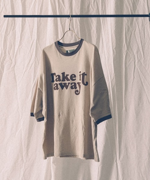 VOTE MAKE NEW CLOTHES(ボートメイクニュークローズ)の「『別注』VOTE MAKE NEW CLOTHES×URiD BIG RINGER TEE(Tシャツ/カットソー・メンズ・ホワイト/ネイビー/ブラウン・FREE)」の9枚目の写真