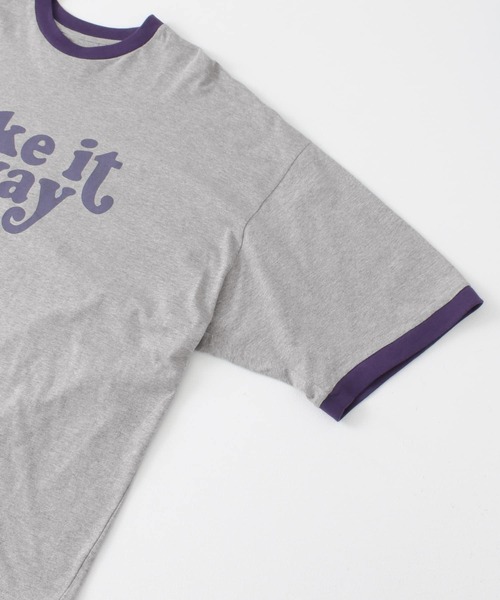 VOTE MAKE NEW CLOTHES(ボートメイクニュークローズ)の「『別注』VOTE MAKE NEW CLOTHES×URiD BIG RINGER TEE(Tシャツ/カットソー・メンズ・ホワイト/ネイビー/ブラウン・FREE)」の13枚目の写真