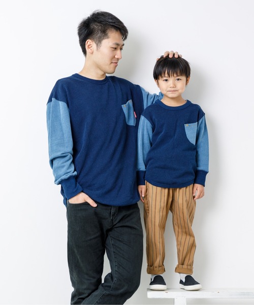 MAKE YOUR DAY（メイクユアデイ）の「ストライプイージーパンツ■80～140cm（その他パンツ・キッズ・ベージュ/グリーン/レッド/オリーブ・90/100/110/120/80/130/140）」の12枚目の写真