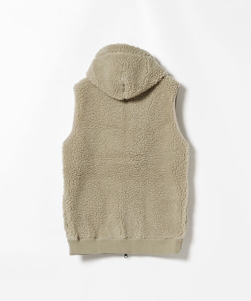 Ray BEAMS（レイビームス）の「GYMPHLEX / ボア ジップ フード ベスト（ベスト・レディース・ブラック/シルバー・14/16）」の14枚目の写真