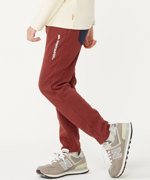 KRIFF MAYER Kid's Collection（クリフメイヤーキッズコレクション）の「裏シャギーパンツ（スウェットパンツ・キッズ・チャコール/ブラック/ネイビー/グレー/カーキ/レンガ・130/150/170/120/140/160）」の6枚目の写真