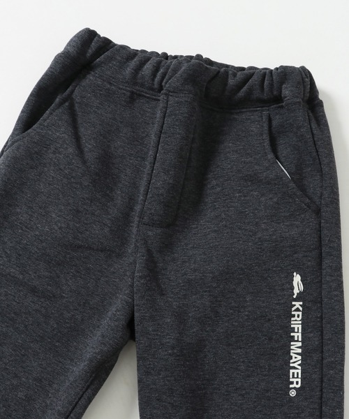 KRIFF MAYER Kid's Collection（クリフメイヤーキッズコレクション）の「裏シャギーパンツ（スウェットパンツ・キッズ・チャコール/ブラック/ネイビー/グレー/カーキ/レンガ・130/150/170/120/140/160）」の18枚目の写真