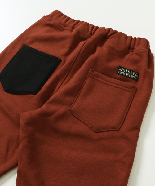 KRIFF MAYER Kid's Collection（クリフメイヤーキッズコレクション）の「裏シャギーパンツ（スウェットパンツ・キッズ・チャコール/ブラック/ネイビー/グレー/カーキ/レンガ・130/150/170/120/140/160）」の10枚目の写真