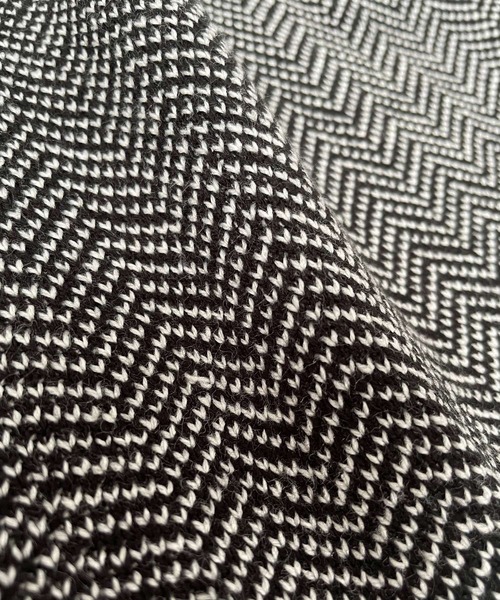 JUGLANS(ユグランス)の「☆ ヘリンボーン柄ニットスカート(スカート・レディース・ブラック/グリーン/ブラウン・FREE)」の8枚目の写真