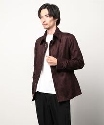 TORNADO MART | TORNADO MART∴Ｔ／Ｃスエード返し衿ジャケット(テーラードジャケット)