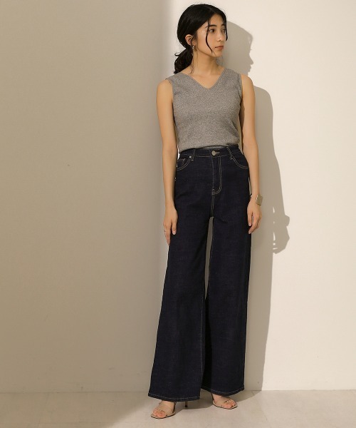 Bou Jeloud（ブージュルード）の「【前後２ＷＡＹ】リバーシブルタンクトップ（Tシャツ/カットソー・レディース・ブラック/ブラウン/グレー/アイボリー・38）」の11枚目の写真