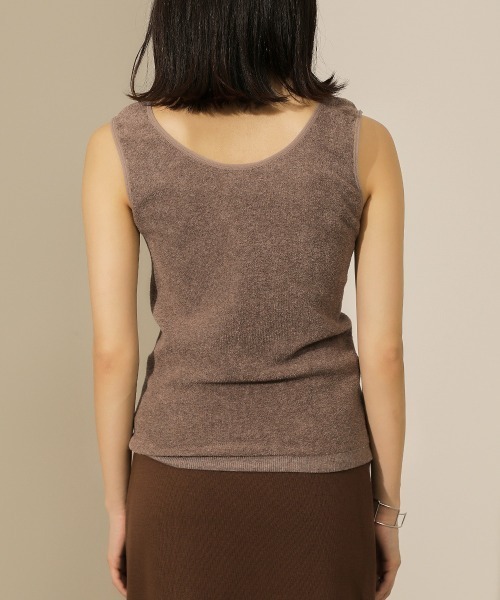 Bou Jeloud（ブージュルード）の「【前後２ＷＡＹ】リバーシブルタンクトップ（Tシャツ/カットソー・レディース・ブラック/ブラウン/グレー/アイボリー・38）」の12枚目の写真