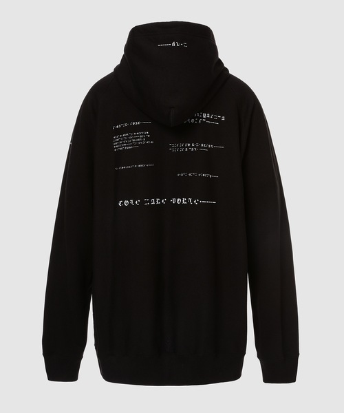 TAKAHIROMIYASHITATheSoloIst.(タカヒロミヤシタザソロイスト)の「oversized geometric morse code hoodie.(パーカー・メンズ・ホワイト/ブラック・46/44/48)」の6枚目の写真