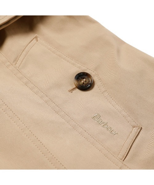 Barbour（バブアー）の「LADIES GLENDEVON SHOWERPROOF（トレンチコート・レディース・ネイビー/ベージュ・8/10）」の3枚目の写真