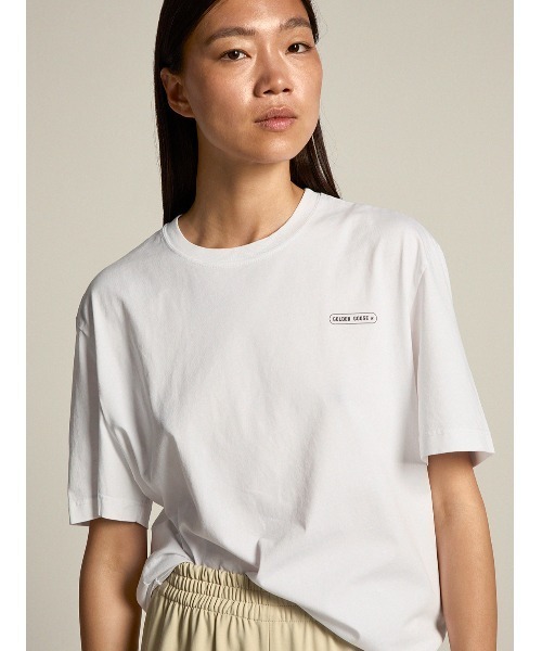 GOLDEN GOOSE（ゴールデングース）の「GOLDEN GOOSE T-shirt Game EDT Capsule Collection with contrasting logo（Tシャツ/カットソー・メンズ・ホワイト系その他/ブラック系その他・X-SMALL/LARGE/MEDIUM/X-LARGE/SMALL）」の10枚目の写真