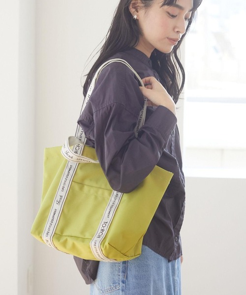 Green Parks(グリーンパークス)の「・TORCH 2WAYトートM*(トートバッグ・レディース・グリーン/ブラック/ベージュ・FREE)」の1枚目の写真