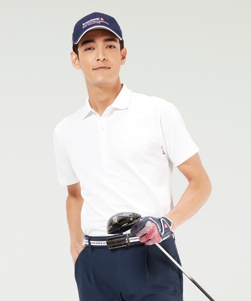 ルコックゴルフ ゴルフウェア メンズ マルチデザイン半袖シャツ ポロシャツ