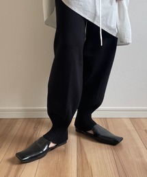 wee9s | square toe flat shoes / スクエアトゥフラットシューズパンプス(ローファー)