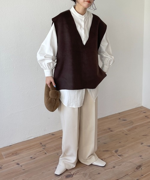 wee9s（ウィークス）の「square toe flat shoes / スクエアトゥフラットシューズパンプス（ローファー・レディース・ホワイト/ブラック・24.5cm/23.5cm/24cm/23.0cm/23cm）」の11枚目の写真