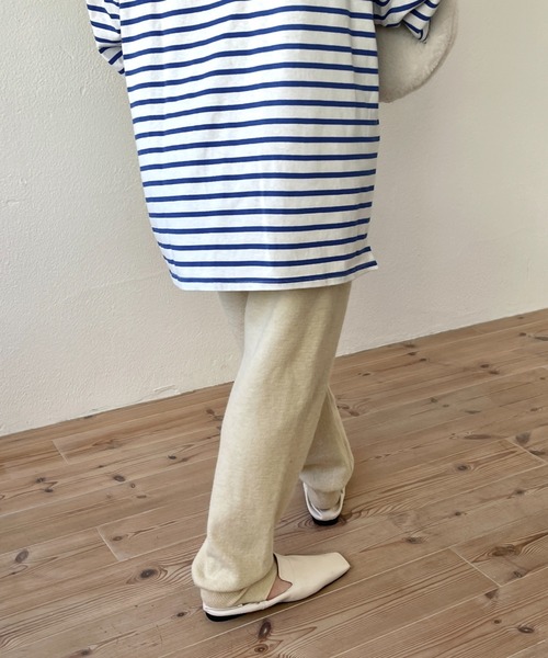 wee9s（ウィークス）の「square toe flat shoes / スクエアトゥフラットシューズパンプス（ローファー・レディース・ホワイト/ブラック・24.5cm/23.5cm/24cm/23.0cm/23cm）」の13枚目の写真