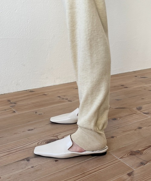 セール】square toe flat shoes / スクエアトゥフラットシューズ