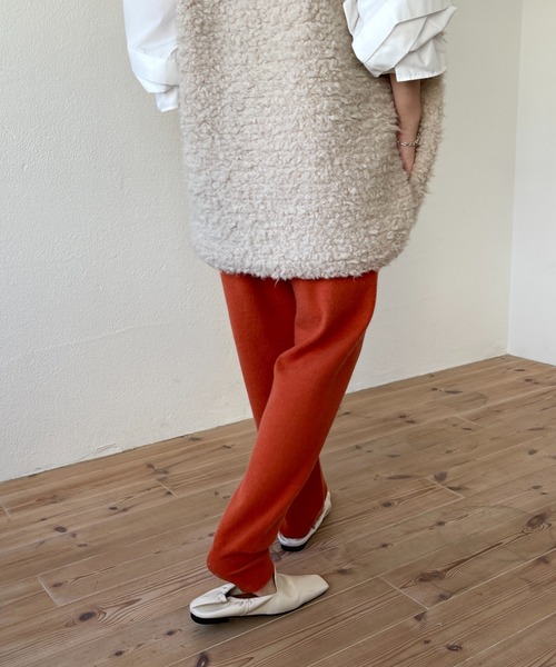 wee9s（ウィークス）の「square toe flat shoes / スクエアトゥ