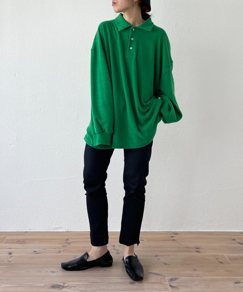 wee9s（ウィークス）の「square toe flat shoes / スクエアトゥフラットシューズパンプス（ローファー・レディース・ホワイト/ブラック・24.5cm/23.5cm/24cm/23.0cm/23cm）」の9枚目の写真