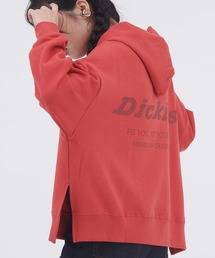 Dickies/ディッキーズ 裏毛ガゼット バックプリント ワイドプルパーカー