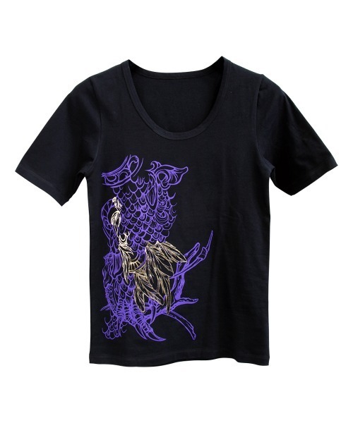 Bloody Mary(ブラッディマリー)の「「BloodyMary/ブラッディマリー」 Bloody Mary リンクTシャツ(Tシャツ/カットソー・レディース・ブラック・S/M)」の7枚目の写真