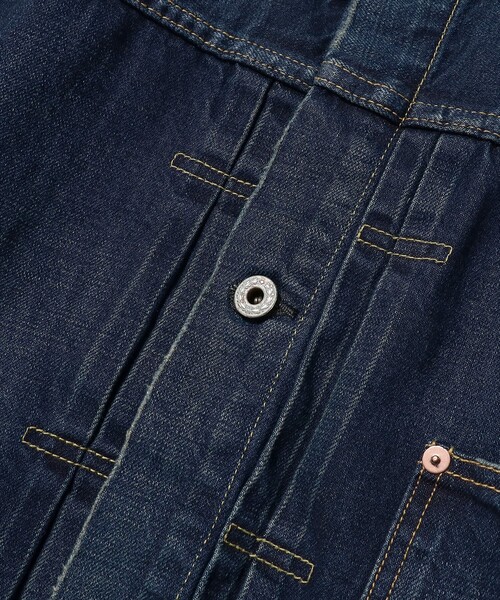 REMI RELIEF(レミレリーフ)の「REMI RELIEF × BEAMS PLUS / 別注 Denim Jacket(ブルゾン・メンズ・インディゴブルー・SMALL/MEDIUM/LARGE/X-LARGE)」の11枚目の写真