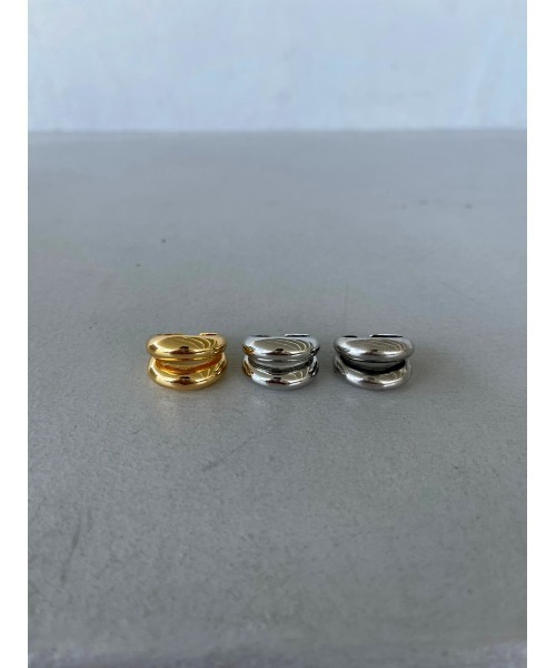 mou（モウ）の「【Na.moda】Plump 2stations ring（リング・レディース・シルバー系その他/ゴールド/シルバー・FREE）」の17枚目の写真