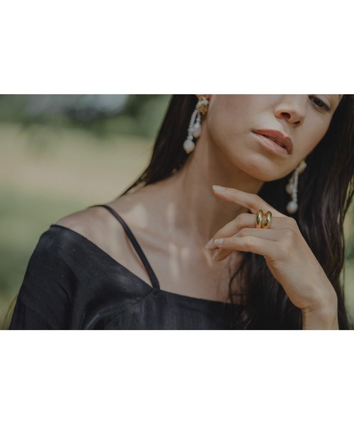 mou（モウ）の「【Na.moda】Plump 2stations ring（リング・レディース・シルバー系その他/ゴールド/シルバー・FREE）」の21枚目の写真