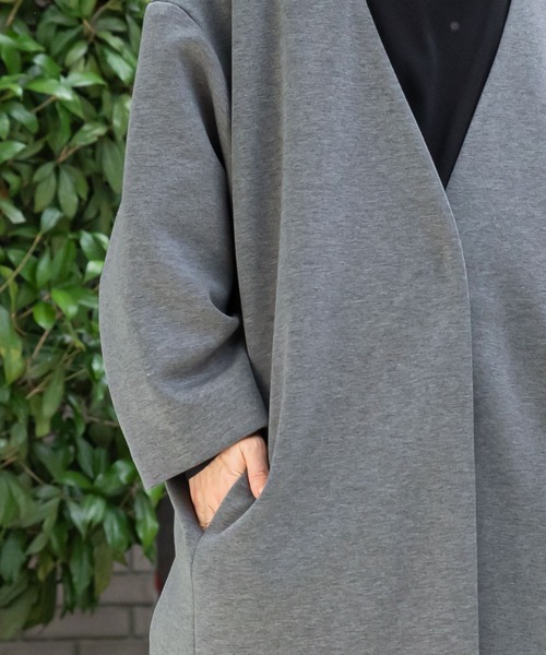 グレー アウター スウィートマミー