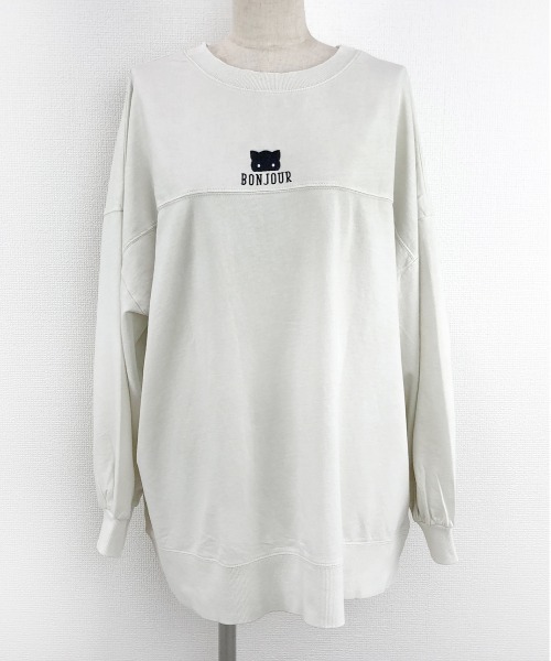 Rydia（リディア）の「2WAYカーディガン（Tシャツ/カットソー・レディース・チャコールグレー/ライトカーキ/アイボリー・M）」の12枚目の写真