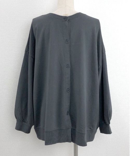 Rydia（リディア）の「2WAYカーディガン（Tシャツ/カットソー・レディース・チャコールグレー/ライトカーキ/アイボリー・M）」の14枚目の写真