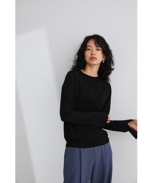 ニット セーター スリットスリーブクロップドニット レディース スリットスリーブクロップドニット(FREE WHITE): : ウィメンズ