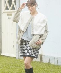 MAJESTIC LEGON | レイヤードキルティングジャケット(その他アウター)