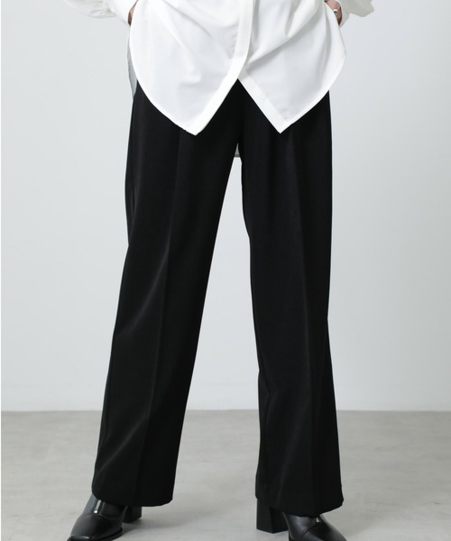 ROSE BUD（ローズバッド）の「ストレートパンツ（その他パンツ・レディース・パープル/ブラック/グリーン/レッド・SMALL/MEDIUM）」の2枚目の写真