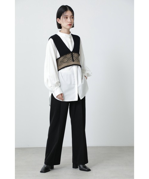 ROSE BUD（ローズバッド）の「ストレートパンツ（その他パンツ・レディース・パープル/ブラック/グリーン/レッド・SMALL/MEDIUM）」の7枚目の写真